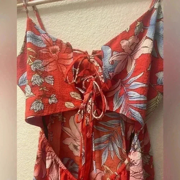⚡️Forever 21 Red Floral Mini Dress - Picture 5 of 5
